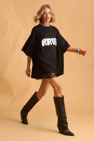 karavan clothing fashion fall winter 25 homecoming krvn collection xenia tee black