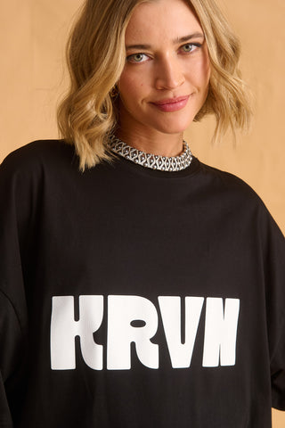 karavan clothing fashion fall winter 25 homecoming krvn collection xenia tee black