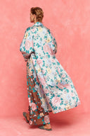 karavan fall winter 26' collection blance robe floral gray