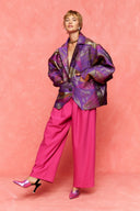 karavan fall winter 26' collection mercer trousers fuchsia