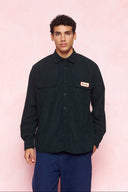 karavan men fall winter 26' collection miguel shirt green