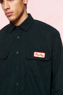 karavan men fall winter 26' collection miguel shirt green