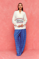 karavan fall winter 26' collection ira knitted pullover white
