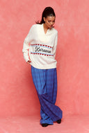 karavan fall winter 26' collection ira knitted pullover white