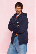 karavan men fall winter 26' collection bruno zip hoodie blue
