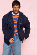 karavan men fall winter 26' collection bruno zip hoodie blue