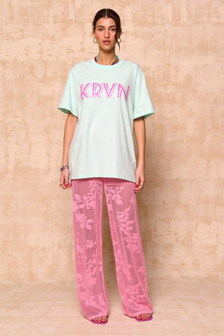 karavan clothing fashion krvn spring summer 26 nai collection mina knitted trousers pink