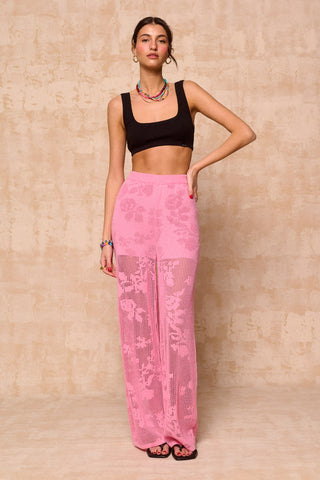 karavan clothing fashion krvn spring summer 26 nai collection mina knitted trousers pink
