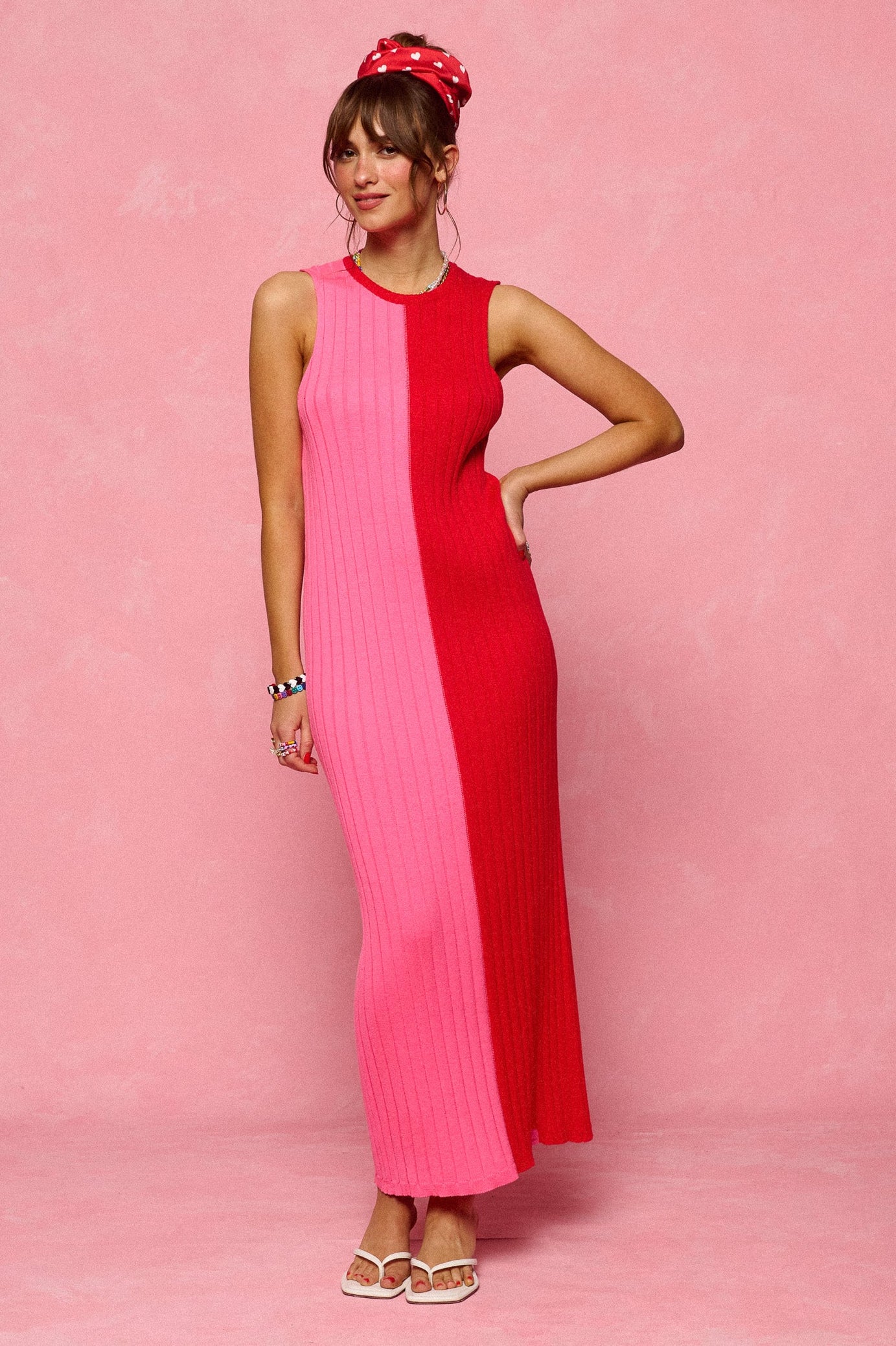 Mindy Dress (Pink) – Karavan Clothing