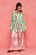 karavan fall winter 26' collection mistake pants pink stripes