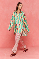 karavan fall winter 26' collection mistake pants pink stripes