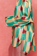 karavan fall winter 26' collection mathy shirt pink yellow bordeaux