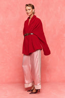 karavan fall winter 26' collection uma knitted cardigan red