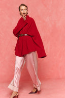 karavan fall winter 26' collection uma knitted cardigan red