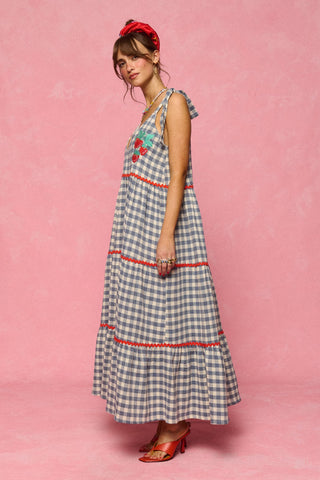 karavan clothing fashion spring summer 26 nai collection monic dress checked
