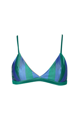 karavan clothing fashion spring summer 26 nai weekendwear collection monroe bikini top green blue stripes