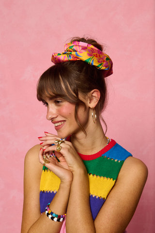 Tribe Scrunchie (Yellow Lily)