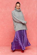 karavan fall winter 26' collection elisa knitted sweater grey