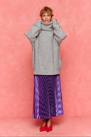 karavan fall winter 26' collection elisa knitted sweater grey