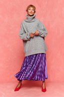 karavan fall winter 26' collection elisa knitted sweater grey