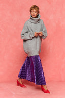 karavan fall winter 26' collection elisa knitted sweater grey
