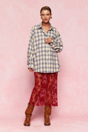 karavan fall winter 26' collection yasemin shirt checked
