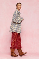 karavan fall winter 26' collection yasemin shirt checked