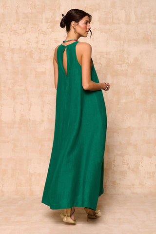 karavan clothing fashion krvn spring summer 26 nai collection myrto dress green