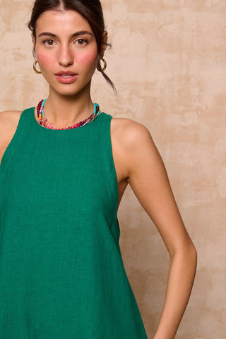 karavan clothing fashion krvn spring summer 26 nai collection myrto dress green