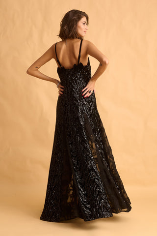 karavan clothing fashion fall winter 25 krvn homecoming collection nadia dress black