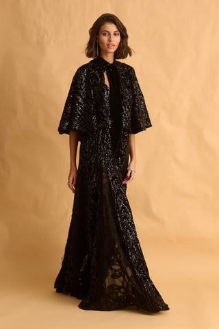 karavan clothing fashion fall winter 25 krvn homecoming collection nadia dress black