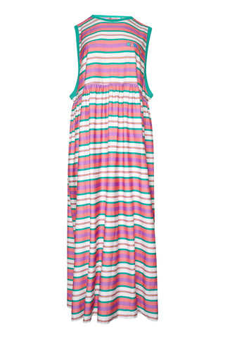 karavan clothing fashion spring summer 26 nai weekendwear collection nadia dress mint purple lines