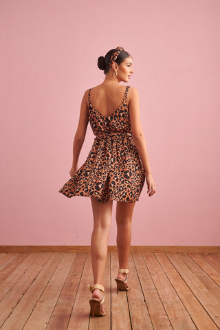 karavan clothing fashion spring summer 24 collection nadia dress leopard