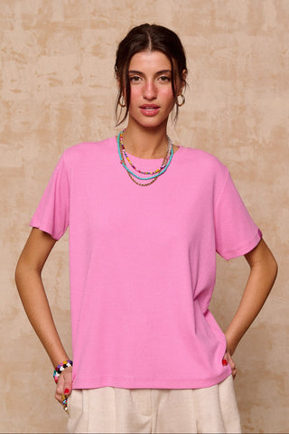 karavan clothing fashion spring summer 26 nai collection anastasia tee pink