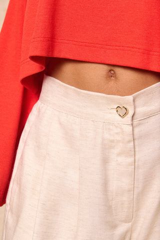 karavan clothing fashion krvn spring summer 26 nai collection naia shorts beige