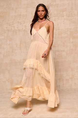 karavan clothing fashion spring summer 26 nai collection nasia dress peach