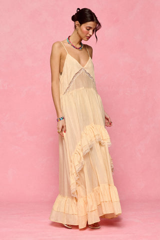 karavan clothing fashion spring summer 26 nai collection nasia dress peach