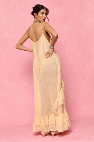 karavan clothing fashion spring summer 26 nai collection nasia dress peach