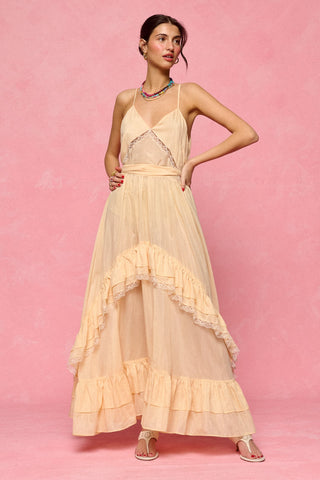 karavan clothing fashion spring summer 26 nai collection nasia dress peach