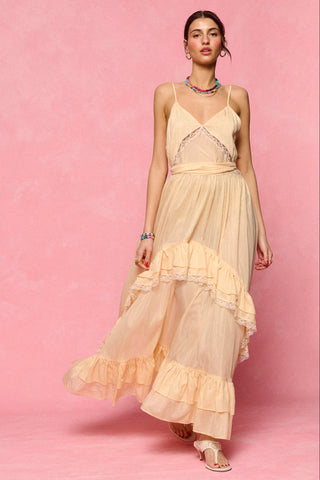 karavan clothing fashion spring summer 26 nai collection nasia dress peach