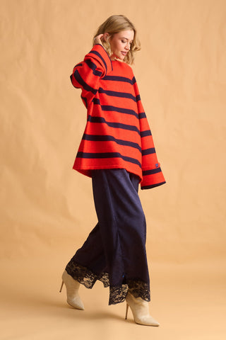 karavan clothing fashion fall winter 25 homecoming krvn collection natalie trousers blue