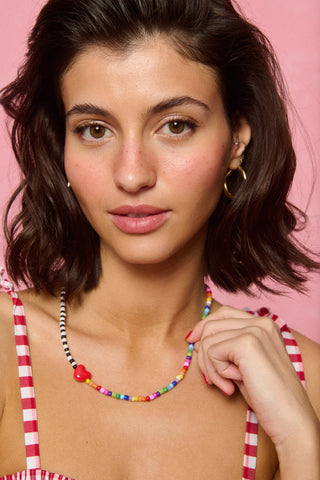 karavan clothing fashion spring summer 26 nai collection ceramic heart necklace
