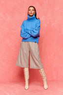karavan fall winter 26' collection brita knitted pullover blue