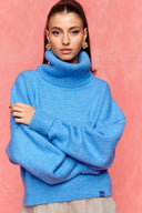 karavan fall winter 26' collection brita knitted pullover blue