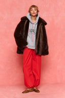 karavan fall winter 26' collection donna coat brown