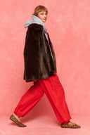 karavan fall winter 26' collection donna coat brown