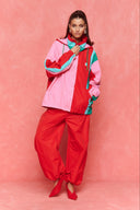 karavan fall winter 26' collection winslet jacket pink red