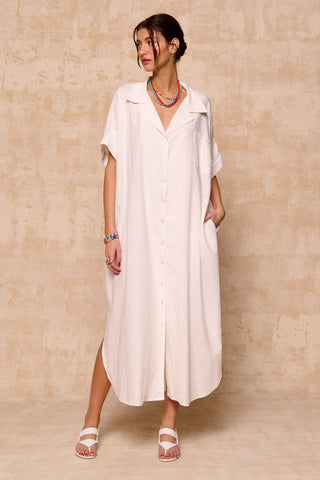 karavan clothing fashion spring summer 26 krvn nai collection nicole dress white