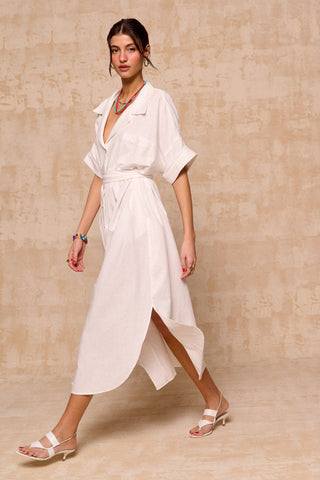 karavan clothing fashion spring summer 26 krvn nai collection nicole dress white