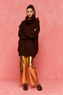 karavan fall winter 26' collection elisa knitted sweater brown